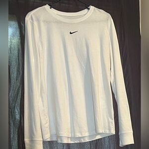 White Nike Long Sleeve